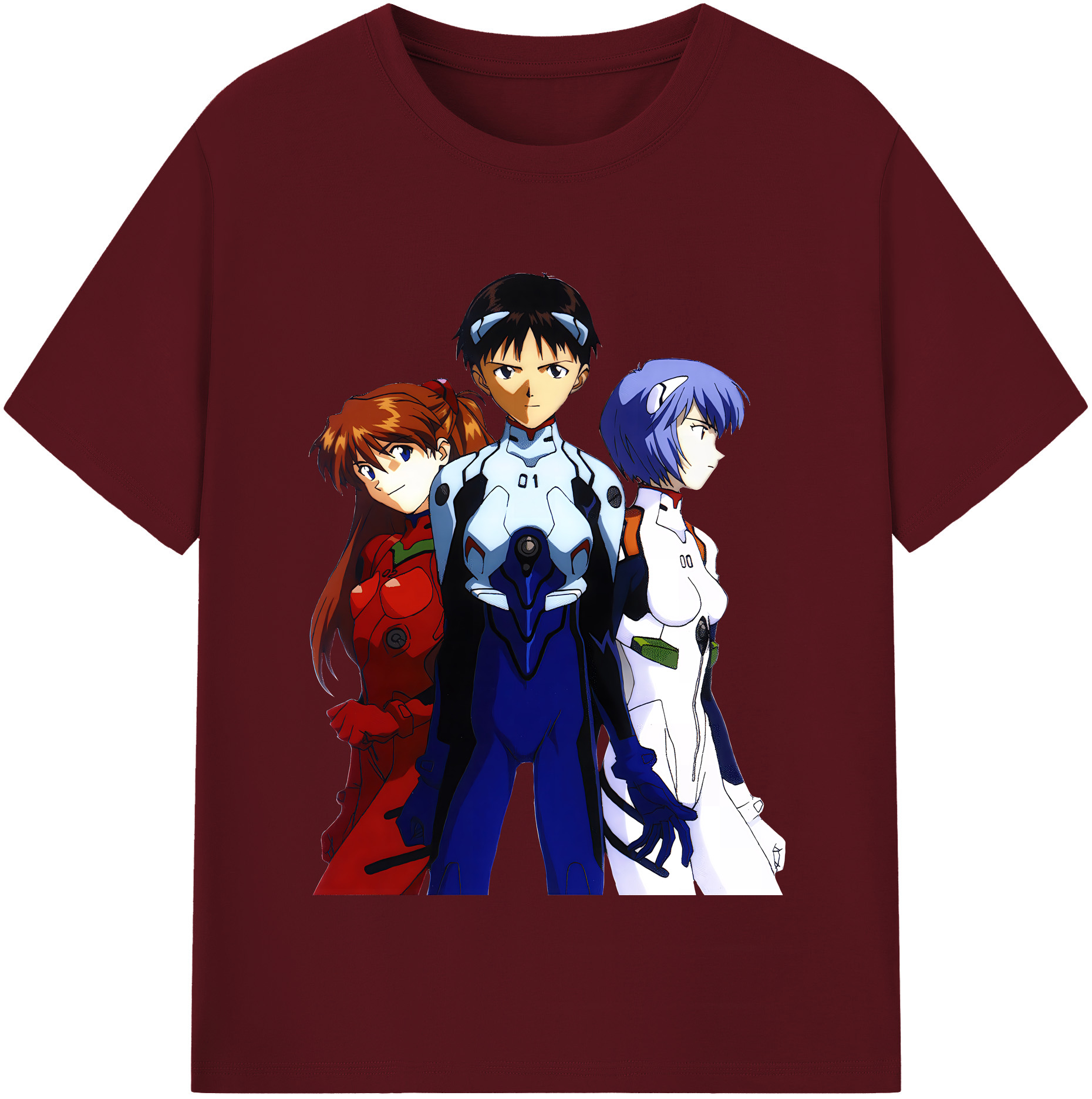 （画像用） EVA 新世紀エヴァンゲリオン 綿100％半袖Tシャツ（フロントプリント）